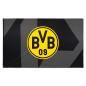 Preview: Borussia Dortmund BVB Hissfahne schwarz 250 x 150 cm